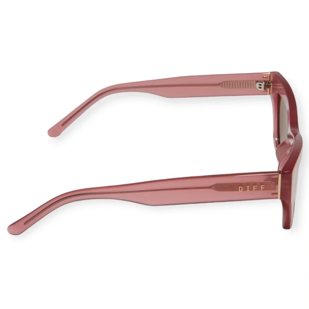 DIFF Katarina Sunglasses Guava Frame Brown Lens NWT